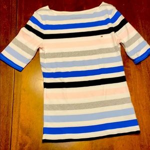 Tommy Hilfiger boat neck striped tshirt